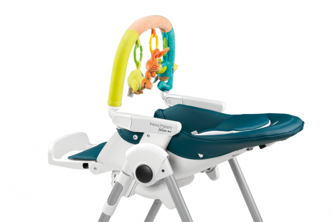 Стул для кормления Peg Perego Prima Pappa Follow Me Plus Petrolio Стул для кормления Peg Perego Prima Pappa Follow Me Plus Petrolio