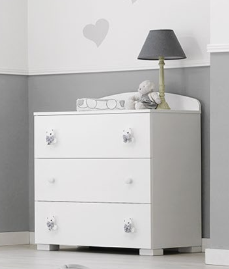 Тумба пеленальная Erbesi Tato (Тато) белый Тумба пеленальная Erbesi Tato (Тато) белый