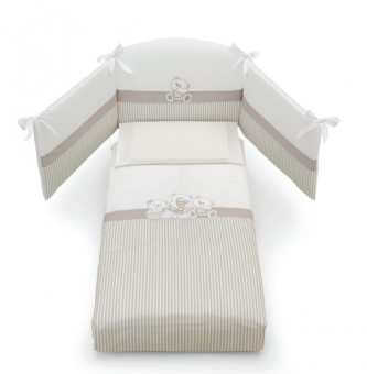 Комплект постельного белья Erbesi Mirtillo (Миртилло) белый (White/Tortora) Комплект постельного белья Erbesi Mirtillo (Миртилло) белый (White/Tortora)