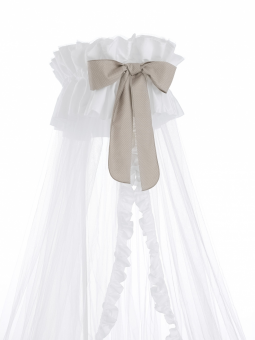 Балдахин Erbesi Tato (Тато) белый, крем (White/Tortora)