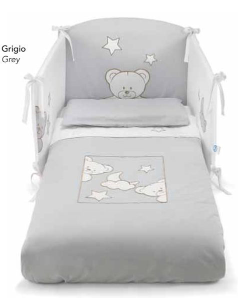 Комплект постельного белья Pali   Georgia (Джорджия) белый сеый (white grey)