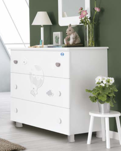 Тумба Pali Bonnie baby (Бонни бэби) белый (white ) Тумба Pali Bonnie baby (Бонни бэби) белый (white )