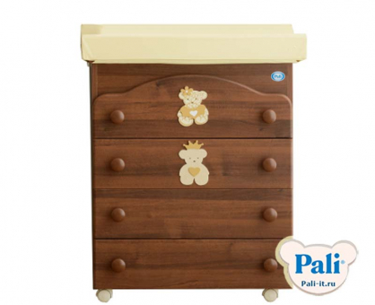 Пеленальный комод Pali Caprice Royal (Каприз Роял)  классический орех Пеленальный комод Pali Caprice Royal (Каприз Роял)  классический орех