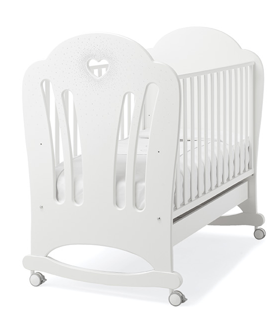 Кроватка Erbesi Cuore (Куоре) белый (Bianco/white) Кроватка Erbesi Cuore (Куоре) белый (Bianco/white)