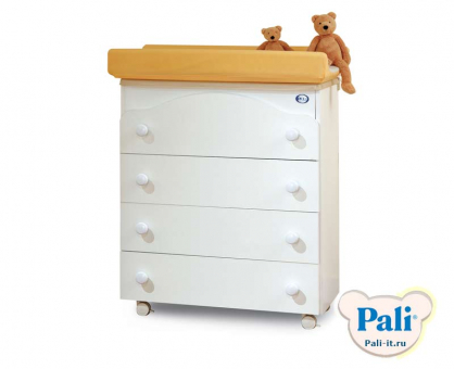 Пеленальный комод Pali Four белый (white) Пеленальный комод Pali Four белый (white)