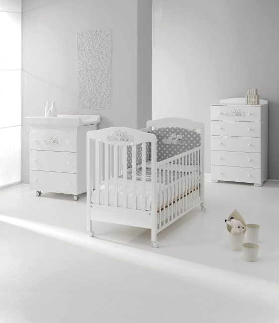 Кроватка Erbesi Tippy (Типпи) белый (white) Кроватка Erbesi Tippy (Типпи) белый (white)