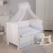 Комплект постельного белья Lepre Sweet bears , голубой в горошек, расширенная комплектация Комплект постельного белья Lepre Sweet bears , голубой в горошек, расширенная комплектация