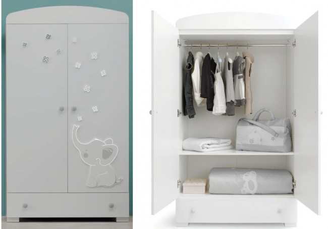 Шкаф Erbesi Elly  (Элли) белый (white/bianco)   Шкаф Erbesi Elly  (Элли) белый (white/bianco)