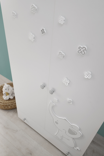 Шкаф Erbesi Elly  (Элли) белый (white/bianco)   Шкаф Erbesi Elly  (Элли) белый (white/bianco)