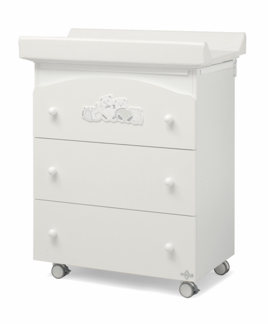 Пеленальный комод Erbesi Tippy (Типпи) белый (white) Пеленальный комод Erbesi Tippy (Типпи) белый (white)