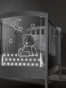 Кроватка Erbesi Stella light (Стелла лайт) цвет white (белый) Кроватка Erbesi Stella light (Стелла лайт) цвет white (белый)