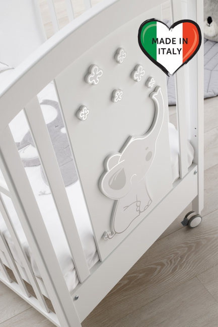 Кроватка Erbesi Elly (Элли ) белый (White)  