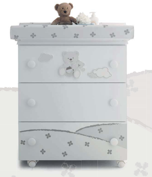 Пеленальный комод Pali Daisy белый (white)