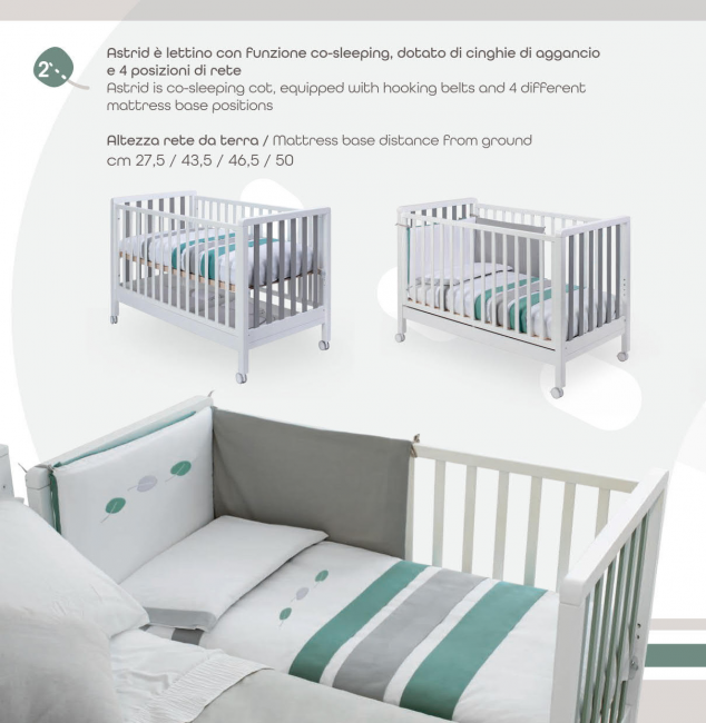 Кроватка Pali Astrid (Астрид) белый (white) Кроватка Pali Astrid (Астрид) белый (white)