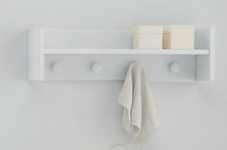 Полка настенная Erbesi Incanto, Sonia, Lilli, Jolie bianco (белая) Полка настенная Erbesi Incanto, Sonia, Lilli, Jolie bianco (белая)