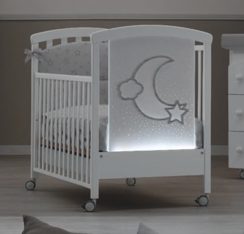 Кроватка Erbesi Moon (Мун) белый (White) Кроватка Erbesi Moon (Мун) белый (White)