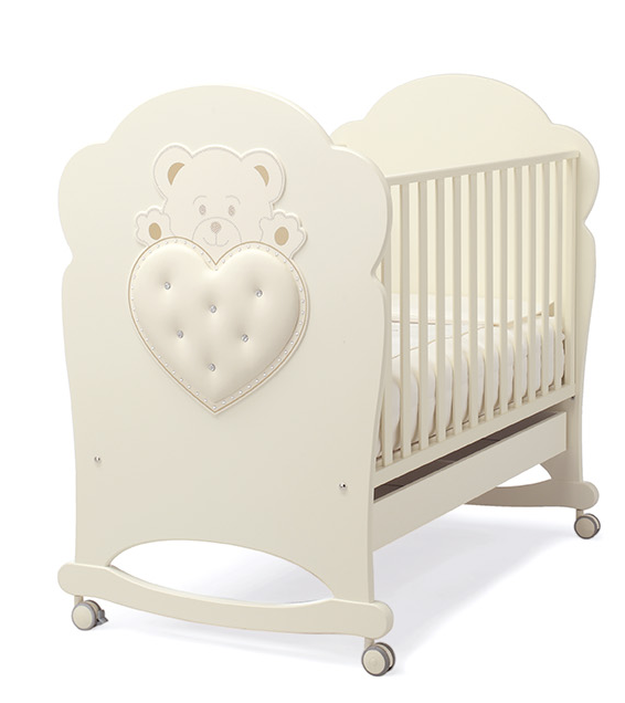 Кроватка Erbesi Elite (Элит) слоновая кость (Avorio) Кроватка Erbesi Elite (Элит) слоновая кость (Avorio)