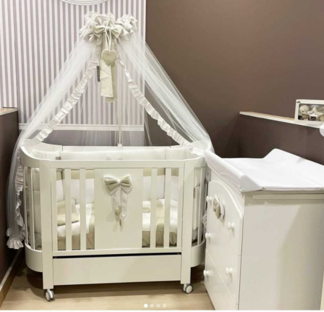 Балдахин с кронштейном Erbesi Ariel, Lilli (Лилли) (White/Tortora) Балдахин с кронштейном Erbesi Ariel, Lilli (Лилли) (White/Tortora)