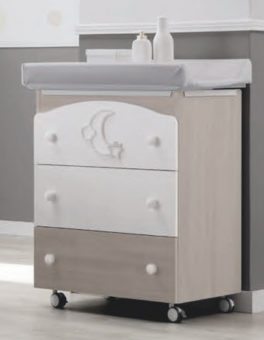Пеленальный комод Erbesi Moon песочный выбеленный ( tortora sbiancato) Пеленальный комод Erbesi Moon песочный выбеленный ( tortora sbiancato)