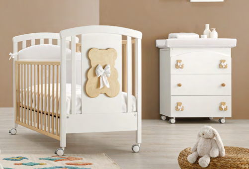 Кроватка Erbesi Dudu (Дуду) белый (white/bianco)   Кроватка Erbesi Dudu (Дуду) белый (white/bianco)