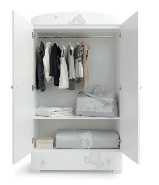 Шкаф Erbesi Dudu (Dudu) белый (white/bianco)   Шкаф Erbesi Dudu (Dudu) белый (white/bianco)