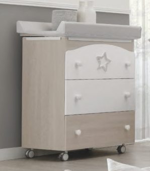 Пеленальный комод Erbesi Star (Star) песочный выбеленный ( tortora sbiancato) Пеленальный комод Erbesi Star (Star) песочный выбеленный ( tortora sbiancato)