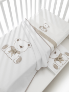 Сменный комплект постельного белья Erbesi Tato крем