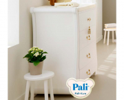 Тумба комод Pali Tulip белый (white)