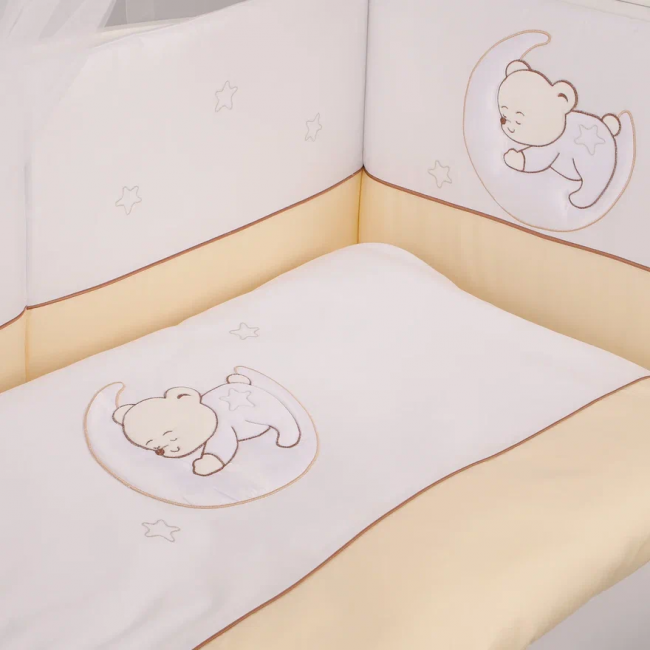 Комплект постельного белья Lepre Amore, кремовый, расширенная комплектация Комплект постельного белья Lepre Amore, кремовый, расширенная комплектация