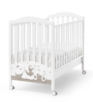 Кроватка Erbesi Mirtillo (Миртилло) белый (White/Tortora) Кроватка Erbesi Mirtillo (Миртилло) белый (White/Tortora)