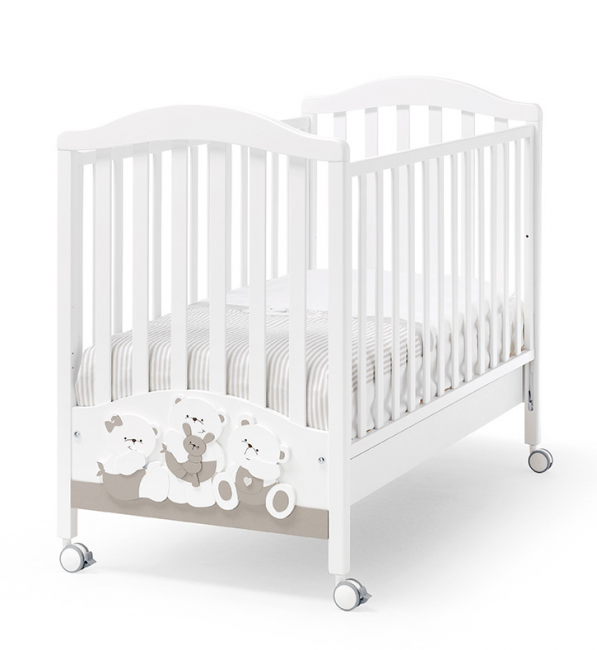 Кроватка Erbesi Mirtillo (Миртилло) белый (White/Tortora) Кроватка Erbesi Mirtillo (Миртилло) белый (White/Tortora)