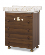 Пеленальный комод Erbesi Brigette (Бриджит) античный орех (noce anticato) Пеленальный комод Erbesi Brigette (Бриджит) античный орех (noce anticato)