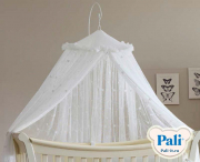 Балдахин Pali Tulip (Тулип) белый с кронштейном