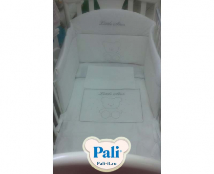 Комплект постельного белья Pali Prestige Little Star белый  (white) Комплект постельного белья Pali Prestige Little Star белый  (white)