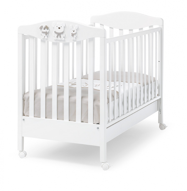 Кроватка Erbesi Pongo (Понго) белая (white)