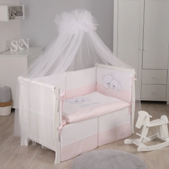 Комплект постельного белья Lepre Sweet bears , розовый, расширенная комплектация Комплект постельного белья Lepre Sweet bears , розовый, расширенная комплектация