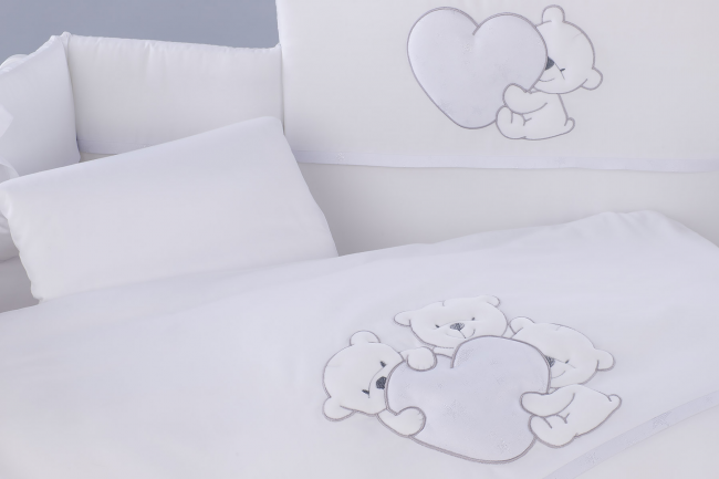 Комплект постельного белья Lepre Charme (Шарм), белый, расширенная комплектация Комплект постельного белья Lepre Charme (Шарм), белый, расширенная комплектация