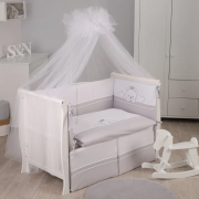 Комплект постельного белья Lepre Miky, серый, расширенная комплектация Комплект постельного белья Lepre Miky, серый, расширенная комплектация