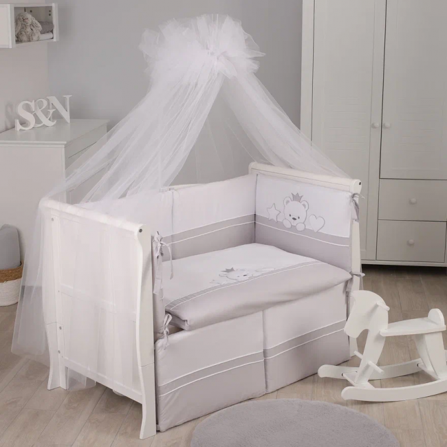 Комплект постельного белья  Lepre Miky, серый, расширенная комплектация