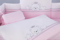 Комплект постельного белья  Lepre Miky, розовый, расширенная комплектация