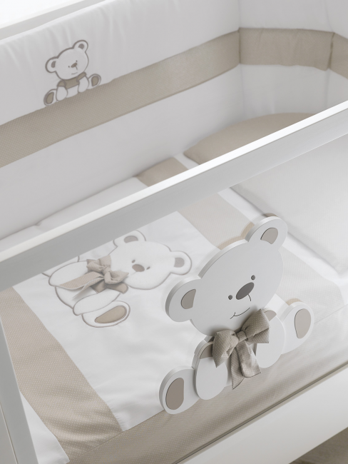 Кроватка Erbesi Ovale Tato (Тато овал) белый (white) матрас в комплекте Кроватка Erbesi Ovale Tato (Тато овал) белый (white) матрас в комплекте