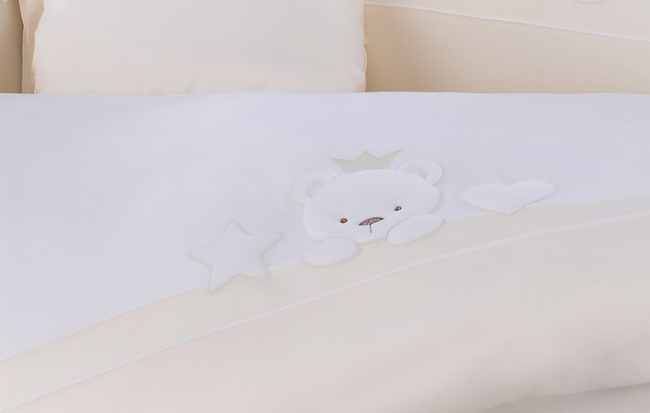 Сменный комплект постельного белья Lepre Miky , крем