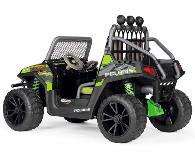 Детский электро-багги Polaris Ranger RZR Pro Green Shadow Детский электро-багги Polaris Ranger RZR Pro Green Shadow