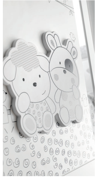 Кроватка Erbesi Milky (Милки) белый (White) Кроватка Erbesi Milky (Милки) белый (White)