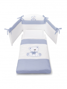 Комплект постельного белья Erbesi Tato (Тато) белый, голубой   (White/ Azzurro) Комплект постельного белья Erbesi Tato (Тато) белый, голубой   (White/ Azzurro)