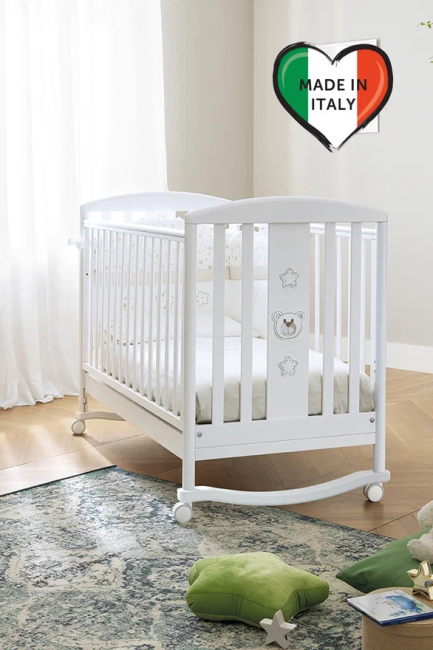 Кроватка Pali Little Royal B цвет Bianco/Tortora (белый/серо-песочный) Кроватка Pali Little Royal B цвет Bianco/Tortora (белый/серо-песочный)