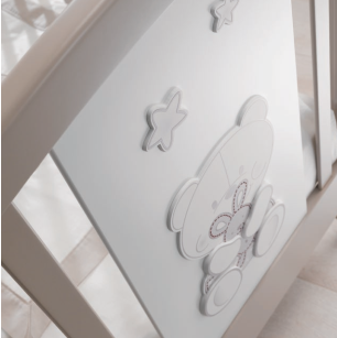 Кроватка Erbesi Timidone (Тимидоне) песочный (tortora) Кроватка Erbesi Timidone (Тимидоне) песочный (tortora)