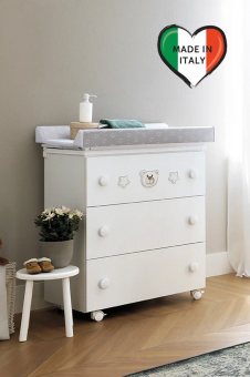 Пеленальный комод Pali Little Royal B цвет Bianco/Tortora (белый/серо-песочный) Пеленальный комод Pali Little Royal B цвет Bianco/Tortora (белый/серо-песочный)