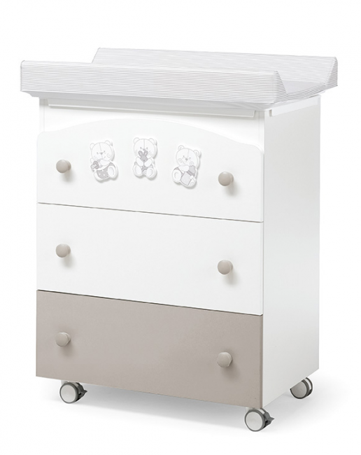 Пеленальный комод Erbesi Timidone (Тимидон) песочный (tortora)