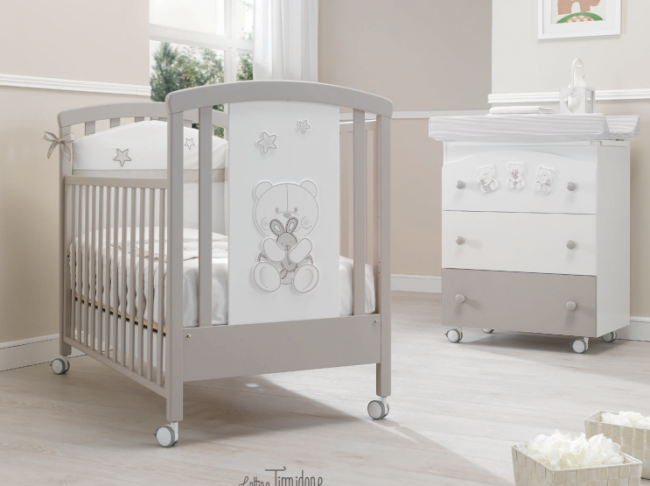 Пеленальный комод Erbesi Timidone (Тимидон) песочный (tortora)